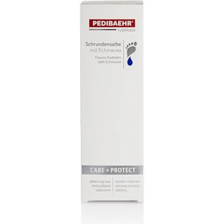 Pedibaehr Schrundensalbe mit Echinacea 125 ml, Fußpflege für sehr trockene Haut und Schrunden, dermatologisch geprüft – Bild 2