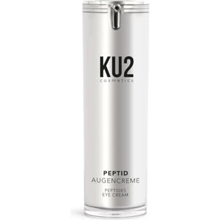 KU2 Cosmetics Peptid Augencreme, Anti-Aging Augenpflege mit Peptiden, gegen Augenringe und Schwellungen, 30 ml, vegan, Made in Germany – Bild 1