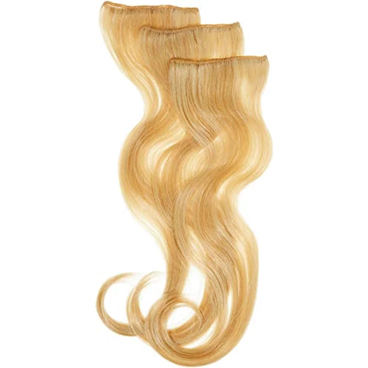 Balmain Double Hair Extensions, 3 Stück Echthaar Tressen, 10g, 40 cm, für Volumen und Verlängerung – Bild 1
