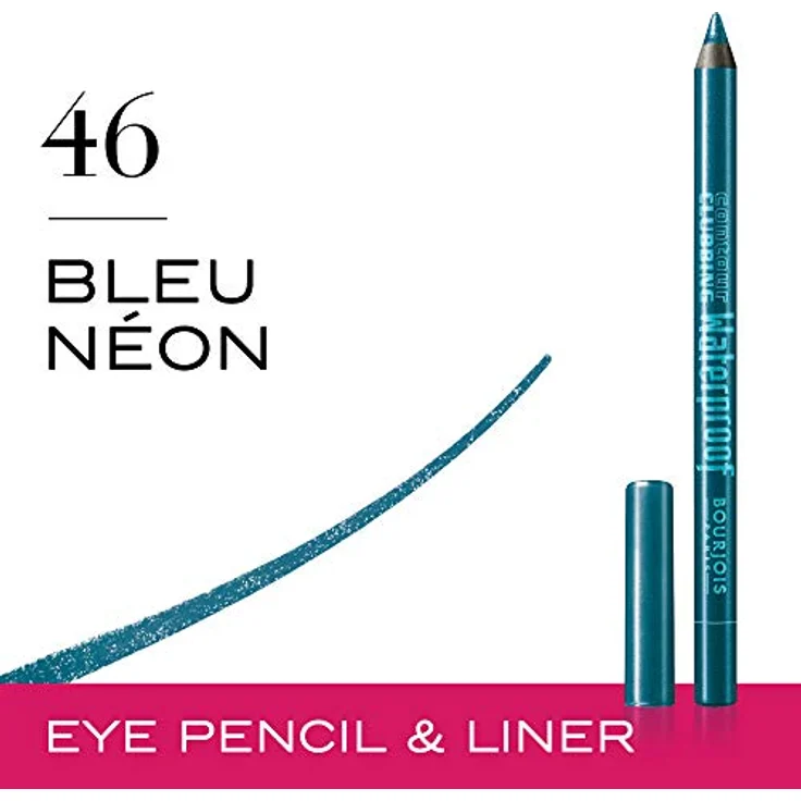 Bourjois Augen Make-up Contour Clubbing waterproof Eyeliner #046-blue neon 1,2 gr  – Bild 4