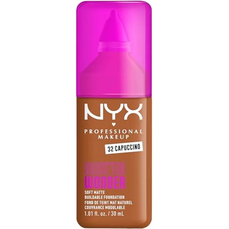 NYX Professional Makeup Make 'EM Wonder Foundation, Glow-Booster mit Vitamin C und Hyaluronsäure, 30 ml – Bild 1