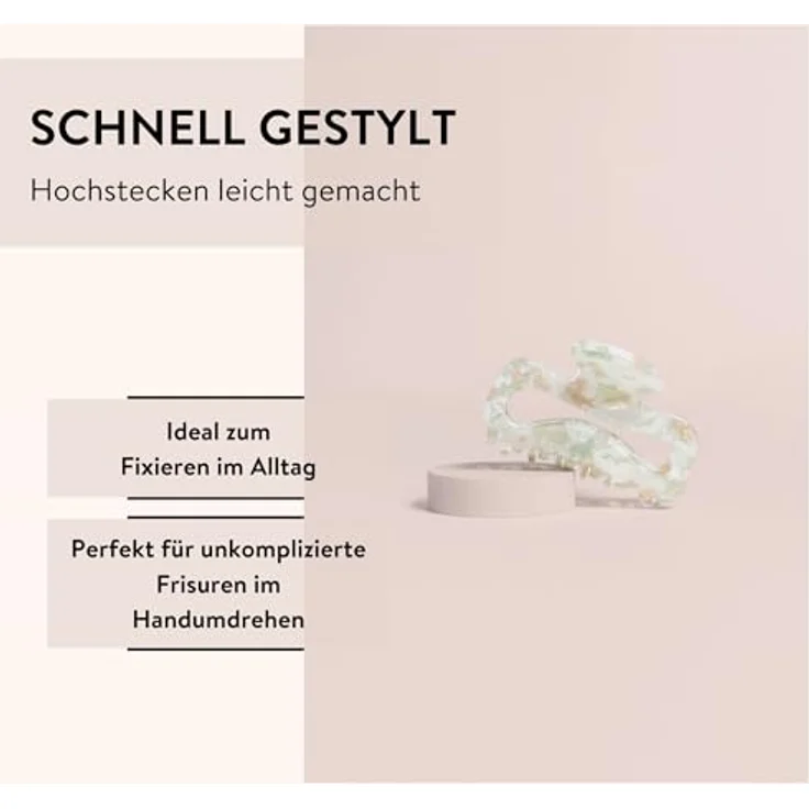 PARSA BEAUTY LIFESTYLE Pure Balance Haarklammer, Zeitloses Design für elegante Hochsteckfrisuren, sicherer Halt und vielseitig einsetzbar – Bild 5