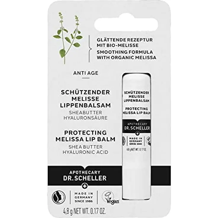 DR. SCHELLER Schützender Melisse-Lippenbalsam, 4,8g (10er Pack)