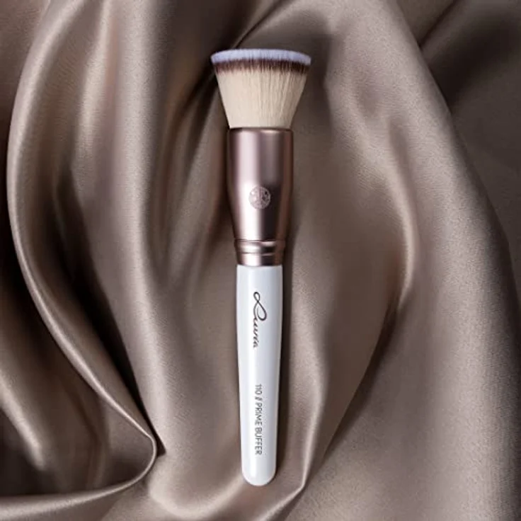 Luvia Cosmetics Pinsel Luvia, Prime Buffer, Foundation Schminkpinsel Für Leichtes & Ebenmäßiges Verblenden, Veganer Kosmetikpinsel – Bild 4