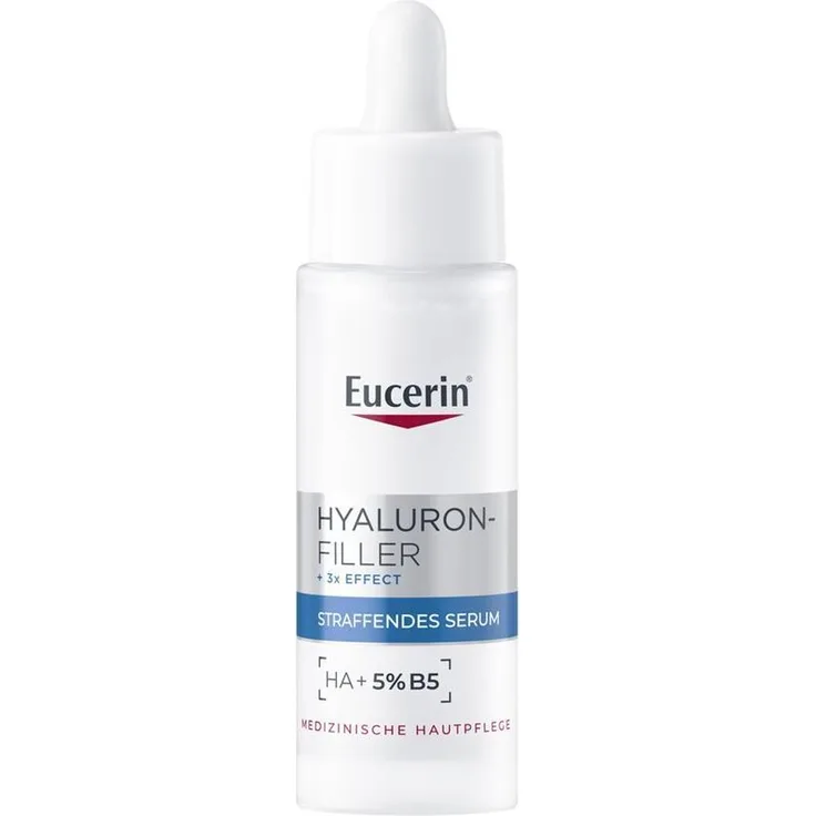 Eucerin Hyaluron-Filler, Straffendes Gesichtsserum mit 5 % Provitamin B5 und Mikro-Hyaluronsäure, 30 ml