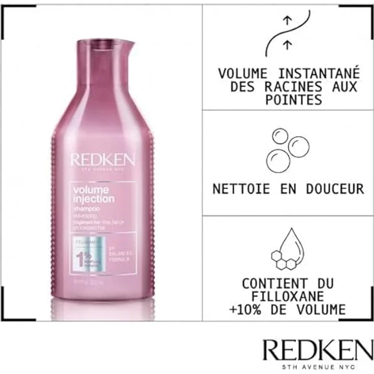 Redken Shampoo Haircare Volume Injection Shampoo 1000 ml – Bild 4