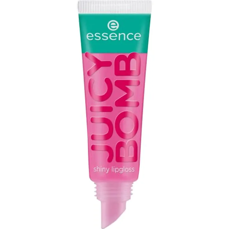 essence JUICY BOMB shiny lipgloss, Nr. 102, Pink, glänzend, strahlend frisch, schimmernd, vegan, ohne Alkohol, ohne Parabene, ohne Mikroplastikpartikel, 1er Pack (10ml)