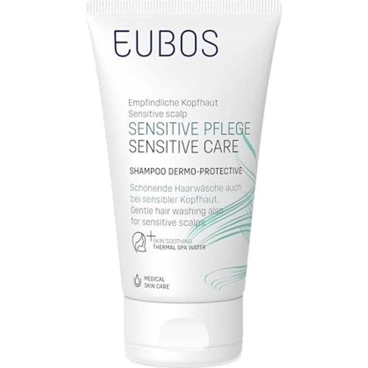 EUBOS SENSITIVE Shampoo Dermo Protectiv, 150 ml - sanfte Pflege für empfindliche Kopfhaut – Bild 1