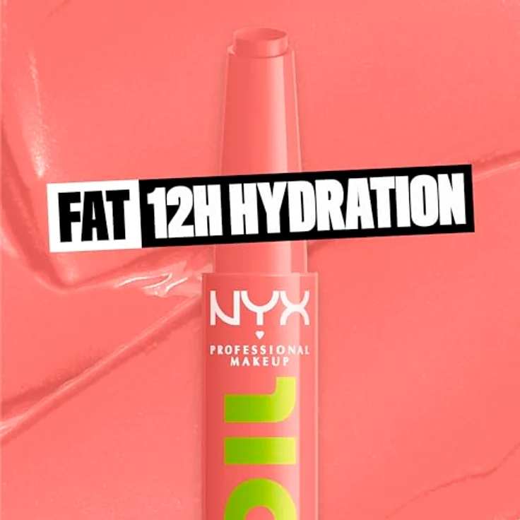 NYX Professional Makeup Fat Oil Slick Click Lippenstift, 2 g, vegane Formel, intensiver Farbglanz und feuchtigkeitsspendend – Bild 5