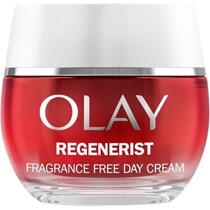 Olay Regenerist Tagescreme, Anti-Falten Gesichtscreme mit Niacinamid und Peptiden, 50ml, 24h Feuchtigkeit, ohne Duftstoffe – Bild 1