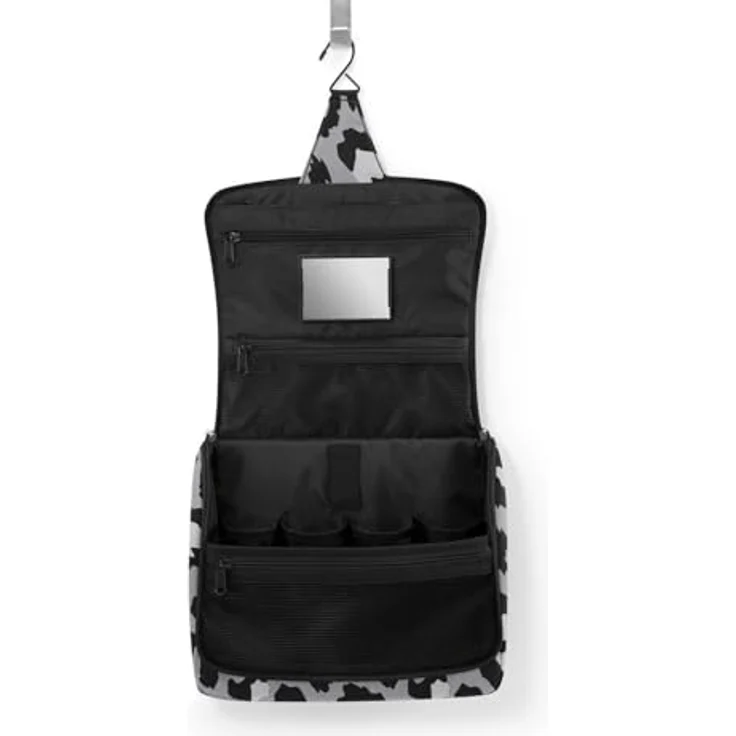 REISENTHEL® Kulturbeutel Toiletbag XL, Polyester, mit Spiegel, Haken zum Aufhängen – Bild 2