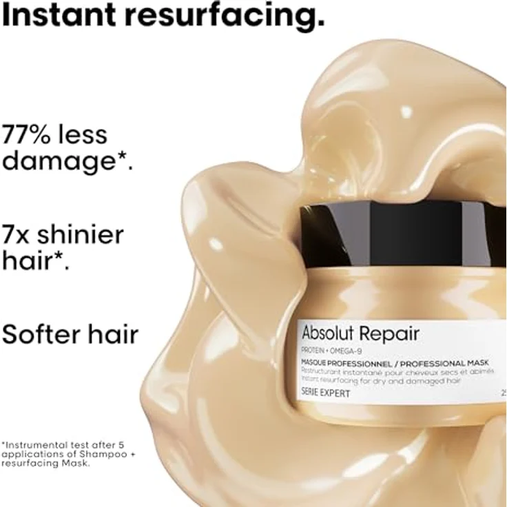 L’Oréal Professionnel Serie Expert Absolut Repair regenerierende Maske mit Tiefenwirkung für trockenes und beschädigtes Haar 250 ml – Bild 3