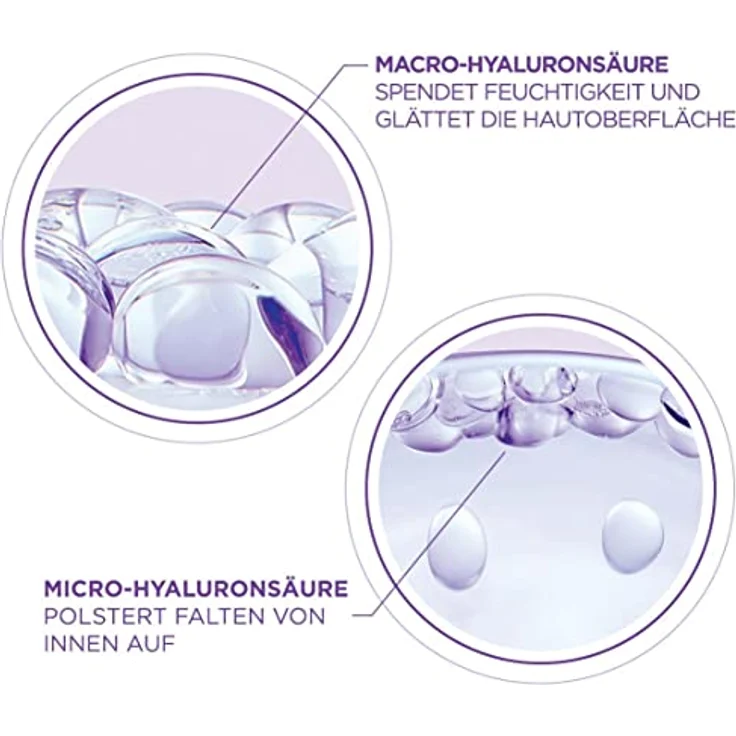 L'Oréal Paris Revitalift Filler Gesichtspflege Set, Anti-Aging Hyaluron Tagespflege und Nachtpflege gegen Falten, mit Micro-Filler Hyaluronsäure, 2 x 50 ml – Bild 4