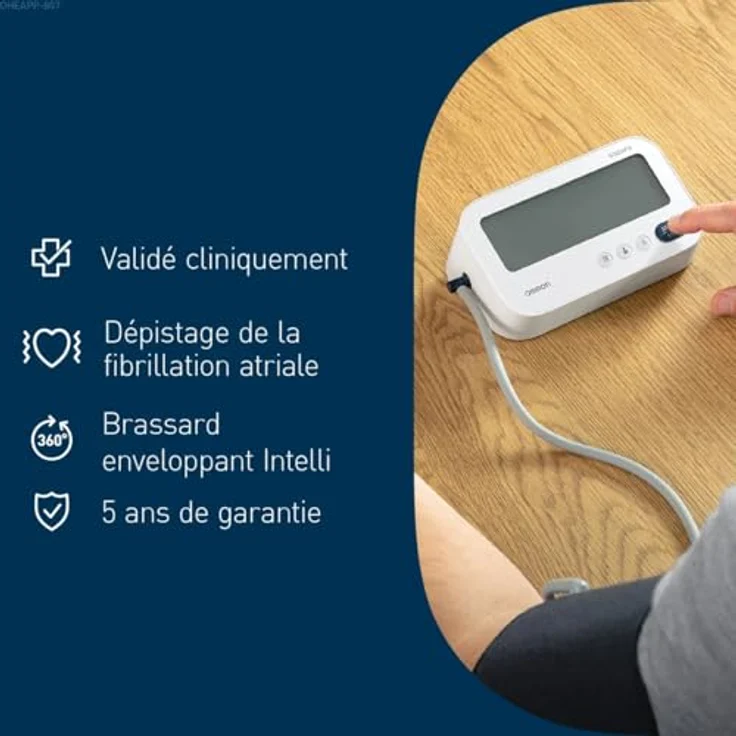 Omron M3 Comfort AFib, Blutdruckmessgerät Oberarm mit Vorhofflimmer-Erkennung und 3-fachem Messmodus – Bild 4
