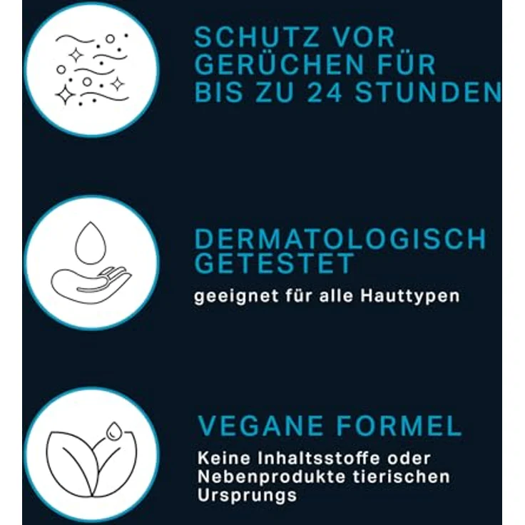 by Amazon Frisches Antitranspirant-Roll-On für Herren, 24 Stunden Schutz, vegan, dermatologisch getestet, 75 ml – Bild 3