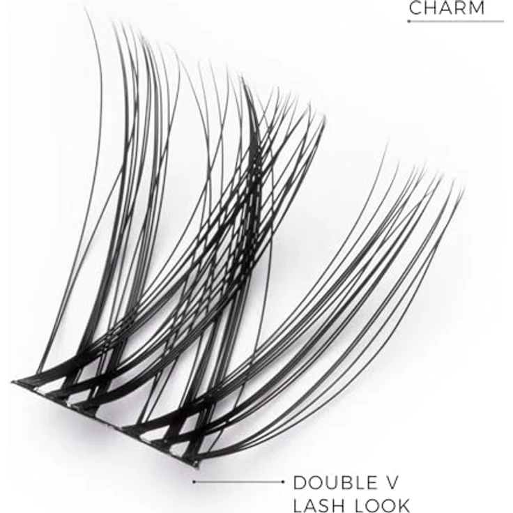 NANOLASH Charm Wimpern, falsche Wimpern für Wimpernverlängerung, 36 Segmente in 10 mm, 12 mm und 14 mm, elastische Struktur – Bild 3