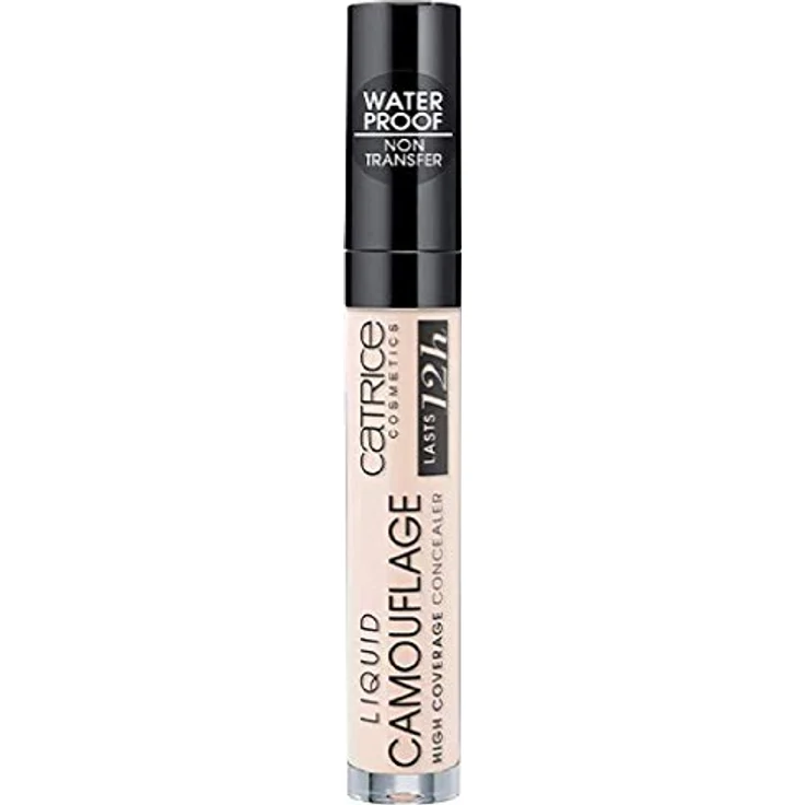 Catrice Liquid Camouflage High Coverage Concealer, Nr. 010, Nude, langanhaltend, für trockene Haut, für unreine Haut, für Mischhaut, vegan, ölfrei, wasserfest, ohne Alkohol, 1er Pack (5ml) – Bild 5