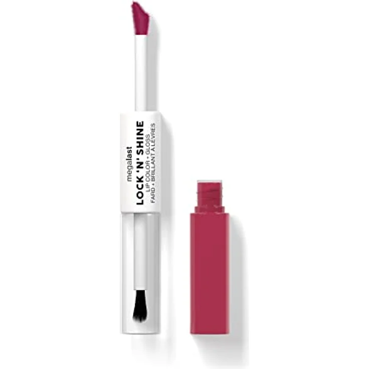 Wet n Wild MegaLast Lock n' Shine, langlebiger, glanzender Lippenstift, hochpigmentierter Farbton LA Pink, 8 ml – Bild 3