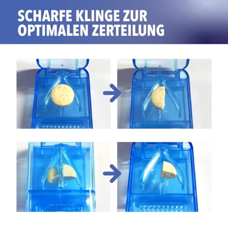IEA Medical Medikamentenbox Set – kompakte Box mit Tablettenzerkleinerer, ideal für Reisen, Pflege, Alltag & sichere Medikamentenaufbewahrung – Bild 4