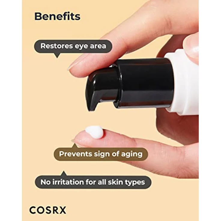 Cosrx Advanced Snail Peptide Eye Cream, aufhellende und feuchtigkeitsspendende Augencreme für die Augenpartien, 25 ml – Bild 6