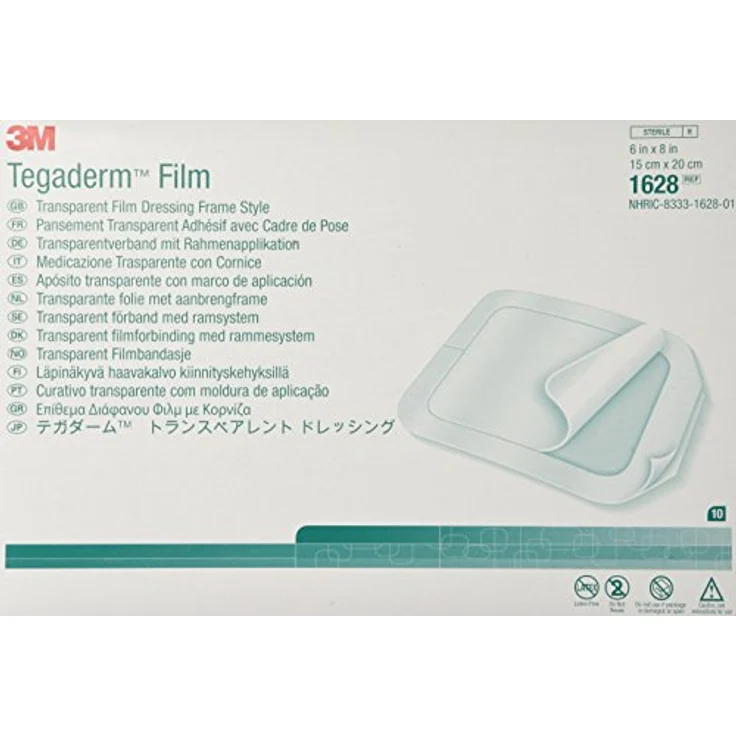 3M Medica Tegaderm 3M Film 15x20 cm 1628, 10 Stück – Bild 2