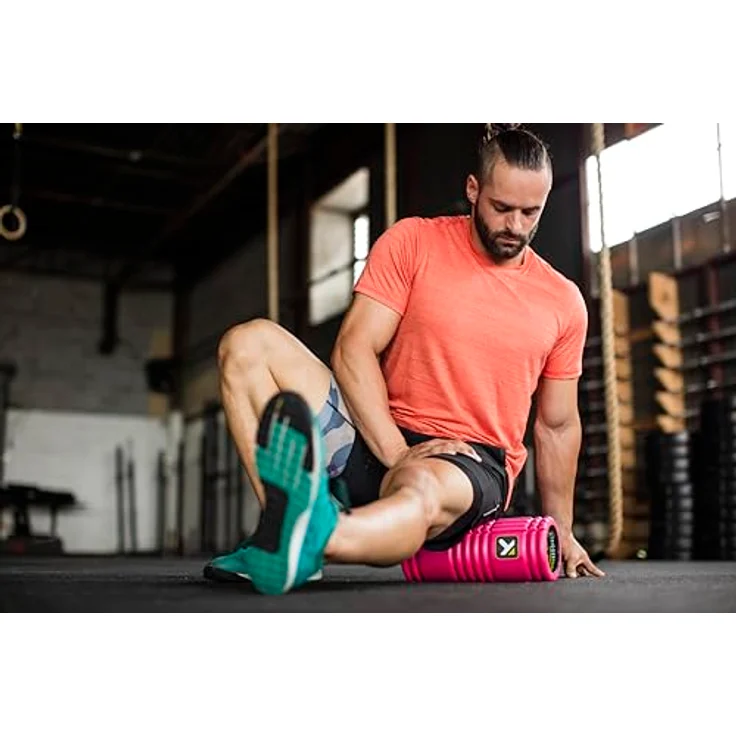 Trigger Point Grid Foam Roller, Massagegerät mit harten und weichen Rollen für effektive Core-Workouts – Bild 4