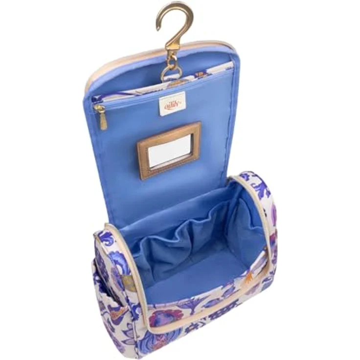 Oilily Kosmetiktasche Cathy Travel Kit, 5 Fächer, mit Haken, Shifting Sand beige, 26x20x10 cm – Bild 4