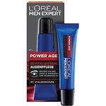 L'Oréal Paris Men Expert Anti Aging Augencreme für Männer, Augenpflege mit Hyaluronsäure geeignet für müde und matte Haut, Power Age, 1 x 15 ml