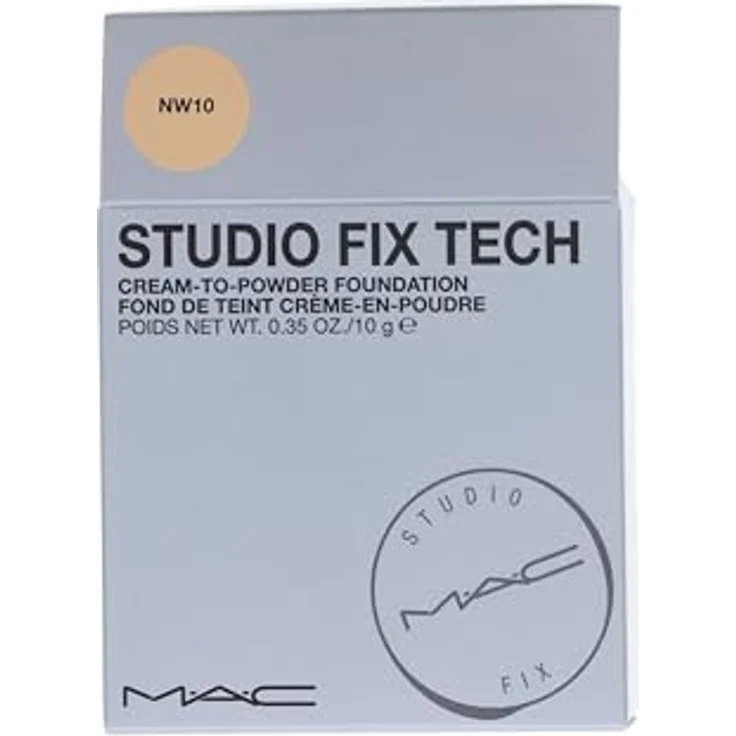 MAC Cosmetics Studio Fix Cream-to-Powder Foundation, kompakte hybride Puder-Foundation, mittlere Deckkraft, Farbton NW10, 10 g – Bild 2