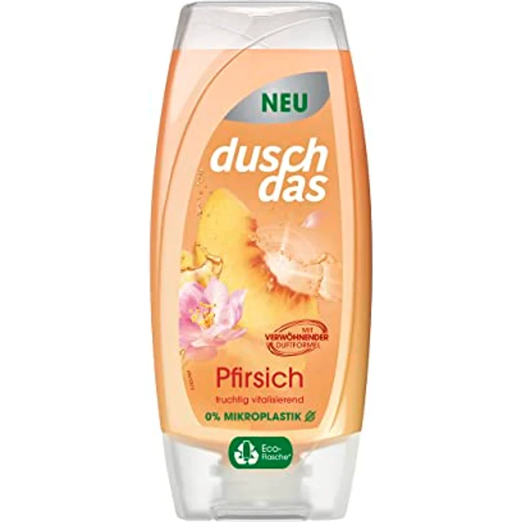 Duschdas Duschgel Pfirsich Duschbad mit fruchtig-vitalisierendem Duft, 225 ml 1 Stück