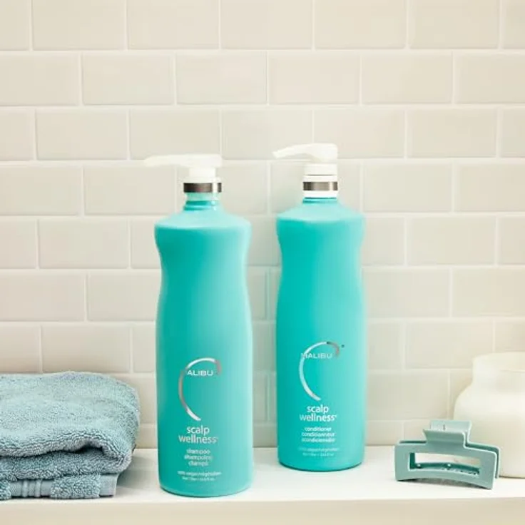 Malibu C Scalp Wellness® Conditioner 1000 ml, feuchtigkeitsspendende Haarspülung für Damen, vegan – Bild 2
