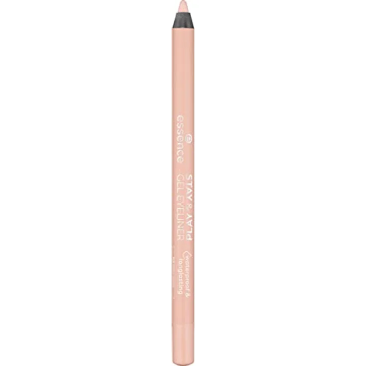 essence STAY & PLAY GEL EYELINER, Nr. 03, Nude, langanhaltend, hochpigmentiert, vegan, wasserfest, ohne Mikroplastikpartikel, Nanopartikel frei, 1er Pack (1.3g) – Bild 1