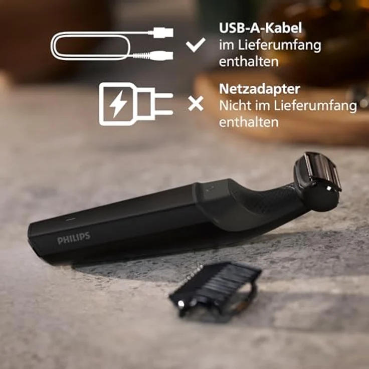 Philips Bodygroom Series 3000 Trimmer Körper Ganzkörperpflege Laufzeit BG3017/01, Körperhaartrimmer für Herren mit präzisem Schnitt & ergonomischer Form – Bild 8