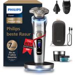 Philips Rasierapparat Shaver Series i9000 Prestige Ultra, SkinIQ Pro Technologie mit Triple Action Lift & Cut, fünf Rasiermodi, schwarz