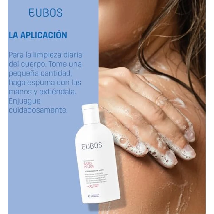 Eubos Basic Skin Care Red Waschemulsion Ersatzfüllung, Duschgel für Damen, 400 ml, feuchtigkeitsspendend mit angenehmem Duft – Bild 7