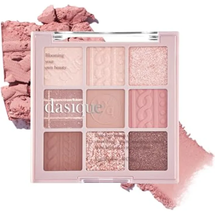 Dasique Eye Shadow Palette, Lidschatten in Farbton 16 Violet Knit, 7 g, mit intensiver Pigmentierung und leicht verblendbarer Textur