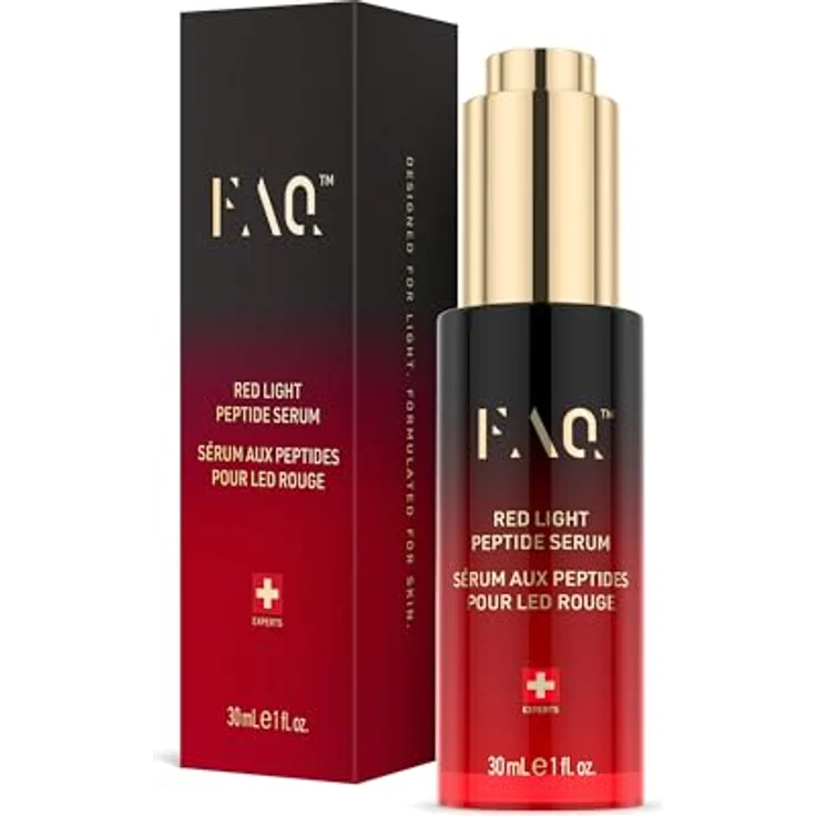 FOREO FAQ™ Red Light Peptide Serum, Gesichtsserum zur Verstärkung der LED-Therapie, 30 ml – Bild 1