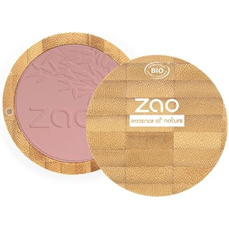 ZAO Bamboo Compact Blush 9 g, Rouge in Brown Pink für einen natürlichen Look – Bild 1