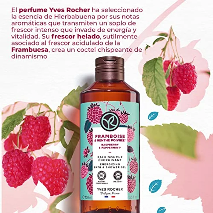 Yves Rocher BAIN DE NATURE Duschbad Bourbon-Vanille, Aroma-Schaumbad & pflegendes Duschgel mit 93% natürlichen Inhaltsstoffen, 400 ml – Bild 3