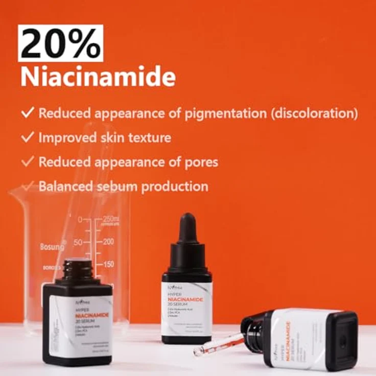 Isntree Hyper Niacinamide 20 Serum, Feuchtigkeitsserum für ölige und großporige Haut, 02 l – Bild 3