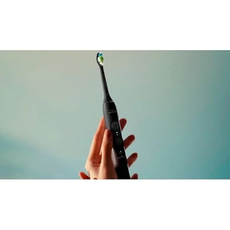 Philips Sonicare 4100 HX4042/52, elektrische Schallzahnbürste mit Plaque-Entfernung, schwarz – Bild 4
