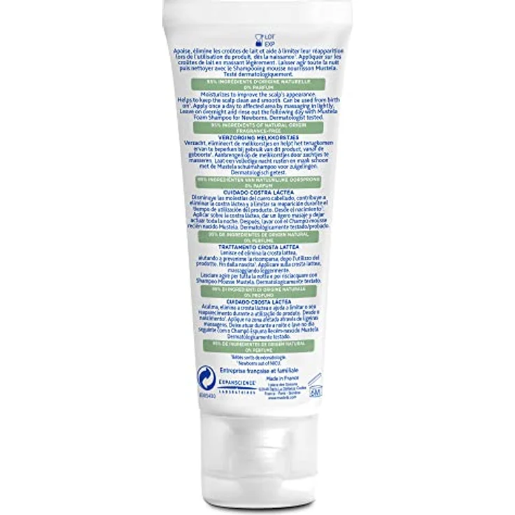 Mustela Bébé Cradle Cap Creme gegen Bildung von Schuppen auf der Kopfhaut 40 ml für Kinder – Bild 3
