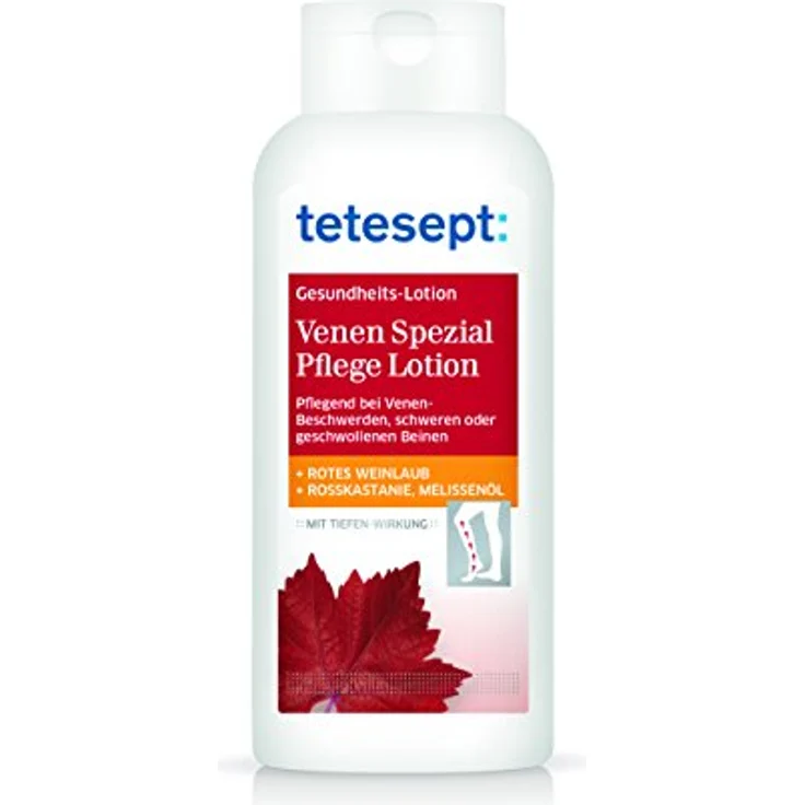 tetesept Venen Spezial Pflege Lotion, 1er Pack (1 x 250 ml) – Bild 1