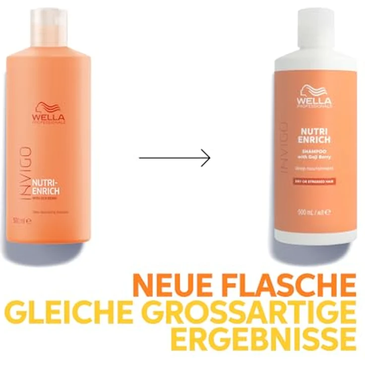Wella Professionals Invigo Nutri Enrich Deep Nourishing Shampoo - Nährendes Shampoo für trockene Haare mit Goji-Beeren und Vitaminen - 500 ml – Bild 2