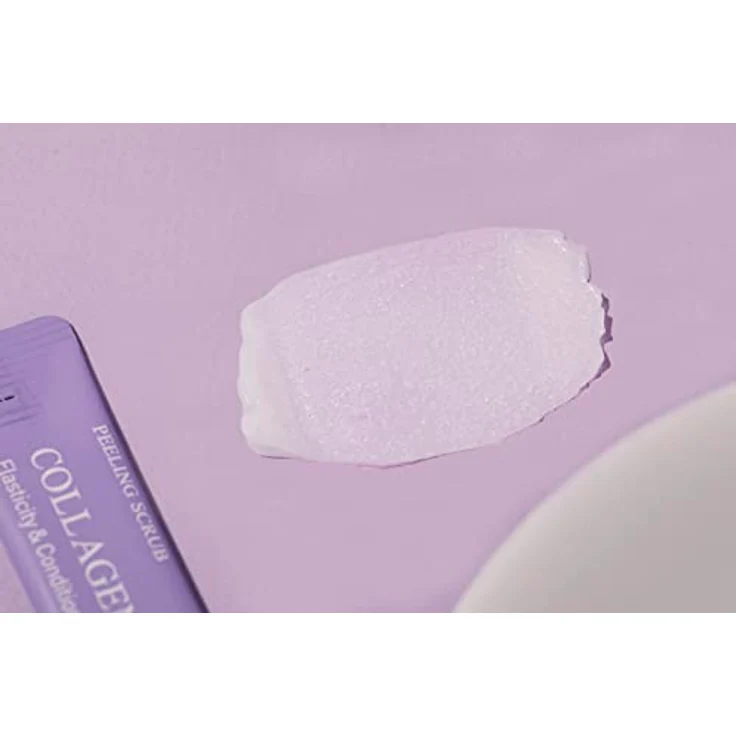 MIZON COLLAGEN MILKY PEELING SCRUB, Einzeldosis-Peeling für revitalisierte und hydratisierte Haut – Bild 3