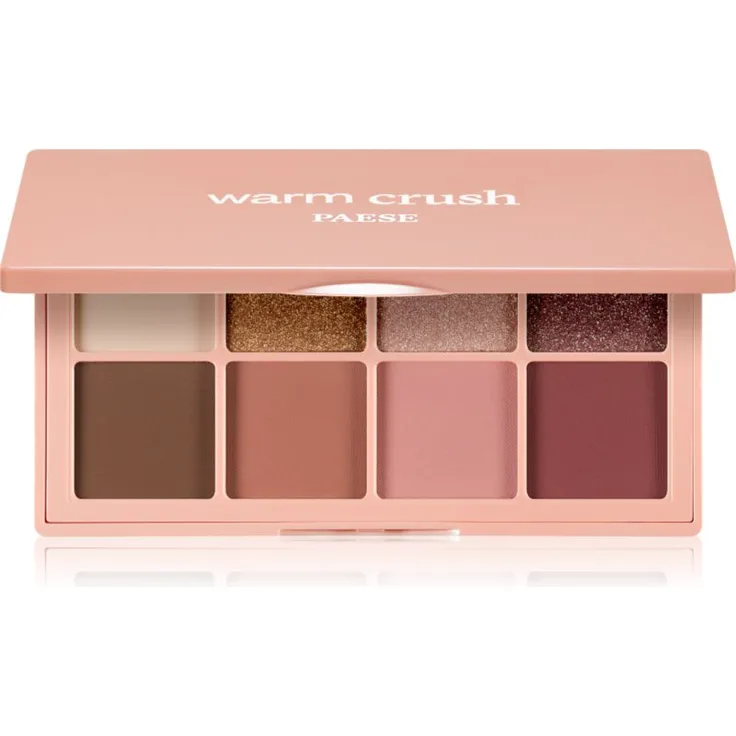 Paese Warm Crush Lidschattenpalette, 11 g, schimmernd-matte Farben für Tages- und Abend-Make-up