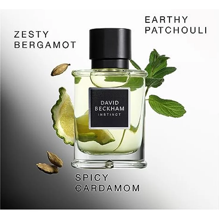 David Beckham Instinct EDP, Herrenduft mit frischen Zitrusnoten, 75ml – Bild 4