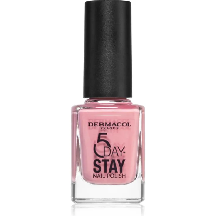 Dermacol 5 Day Stay, langanhaltender Nagellack in Farbton 09 Candy Shop, 11 ml mit glänzendem Finish und langzeiteffekt