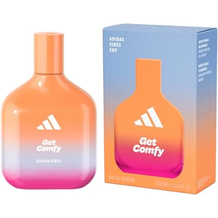 adidas Vibes Get Comfy Eau de Parfum, entspannender, beruhigender Unisex-Duft mit wärmenden Noten und natürlichen ätherischen Ölen, 100ml