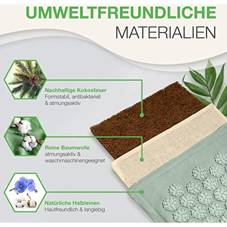 BACKLAxx® Akupressurmatte Fußmatte, Akupressur Fußmatte 54 x 34 x 2 cm, Insgesamt 2.116 Spitzen – Bild 4